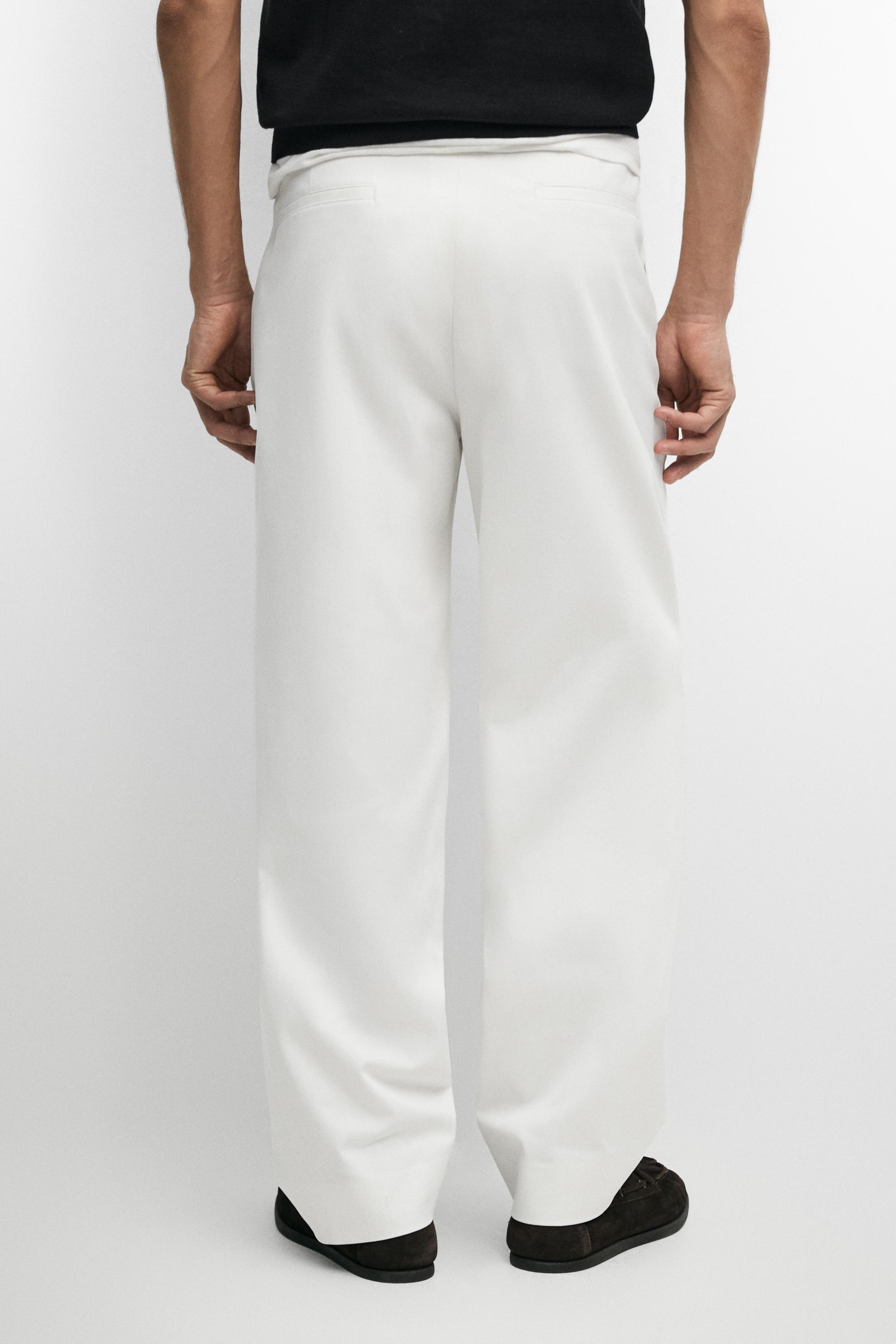 Cotton blend pants